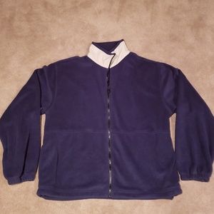 Mens navy fleece jacket